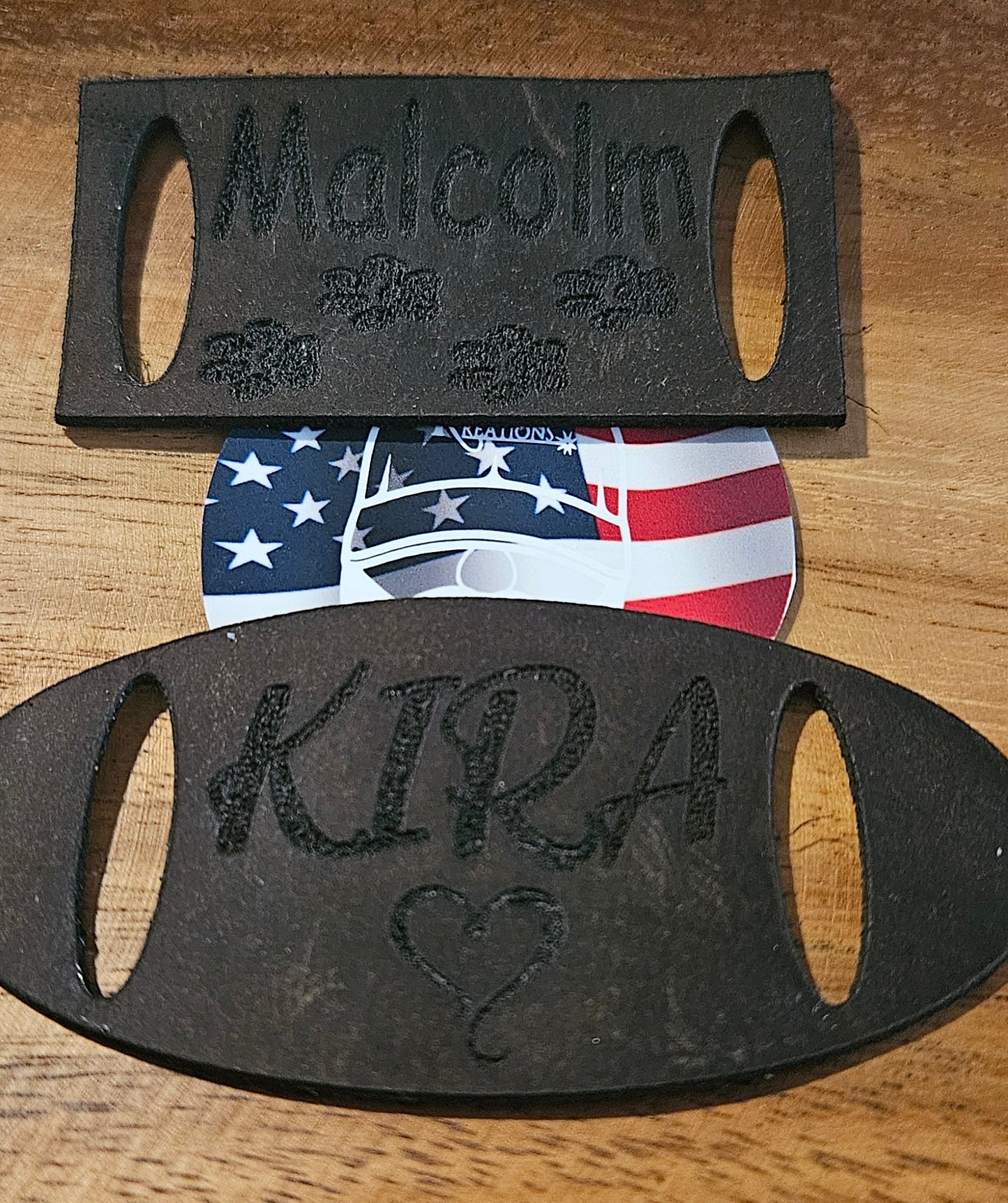 Custom Leather Dog Tags